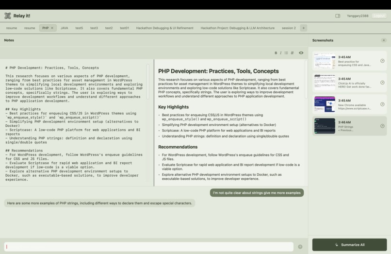Relay It – screenshot 1