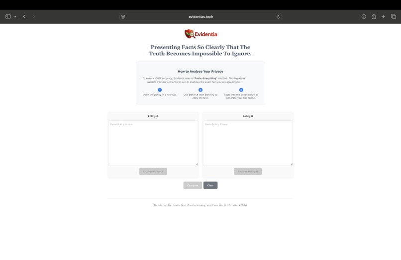 Evidentia  – screenshot 2
