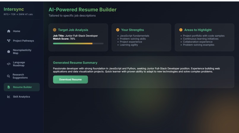 Intersync – screenshot 4