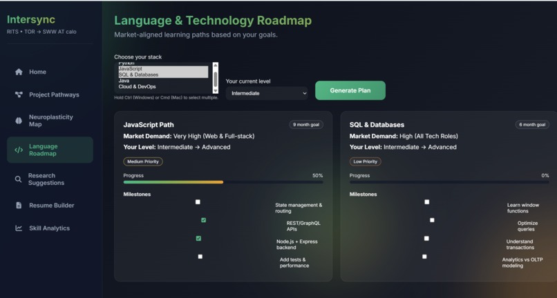 Intersync – screenshot 5