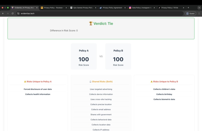 Evidentia  – screenshot 3