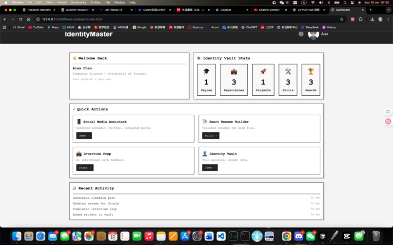 IdentityMaster – screenshot 2