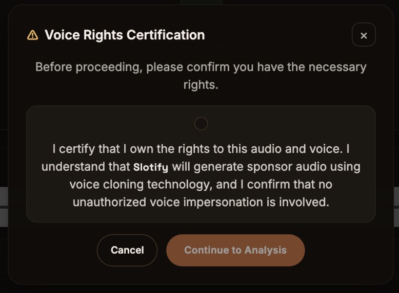 Slotify – screenshot 3