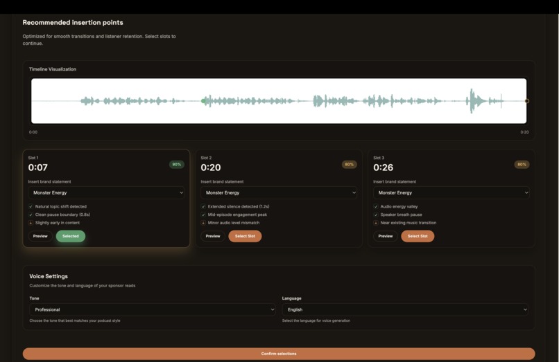Slotify – screenshot 4