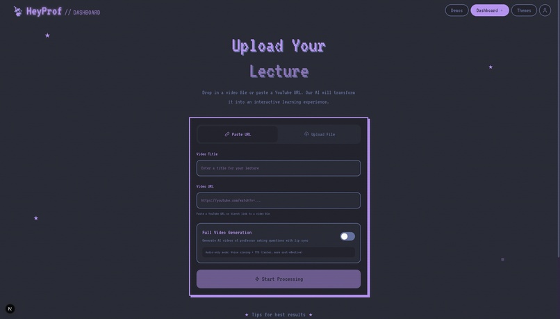 Hey Prof – screenshot 2