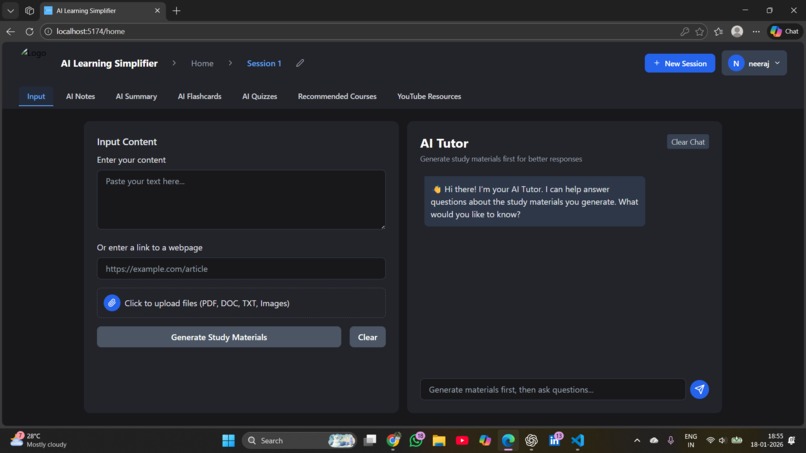 AI Learning Simplifier – screenshot 2