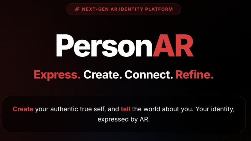 PersonAR – screenshot 1