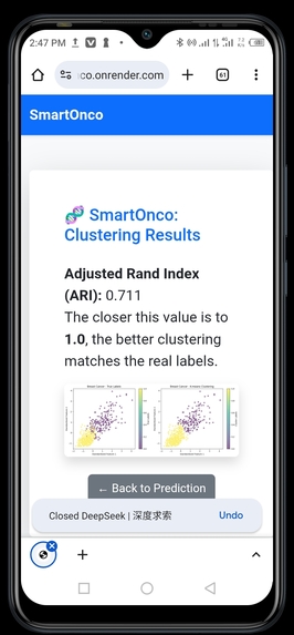 SmartOnco – AI Multi-Cancer Risk Assessment – screenshot 4