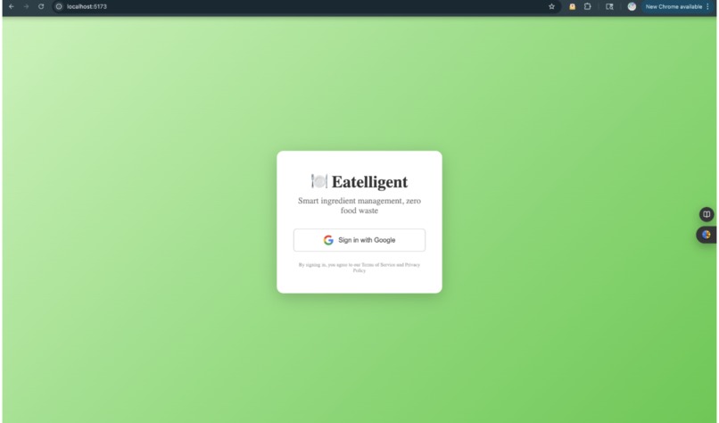 Eatelligent – screenshot 1