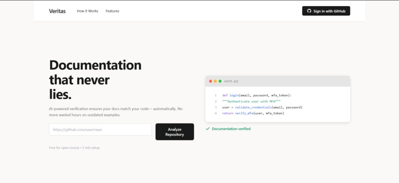 Veritas – screenshot 1