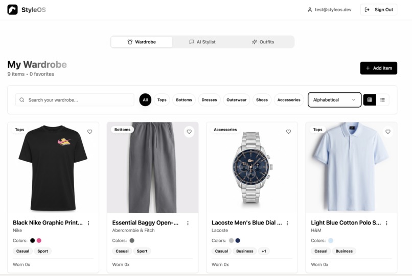 StyleOS  – screenshot 1