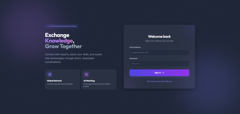 Knowledge Debt Exchange – screenshot 1
