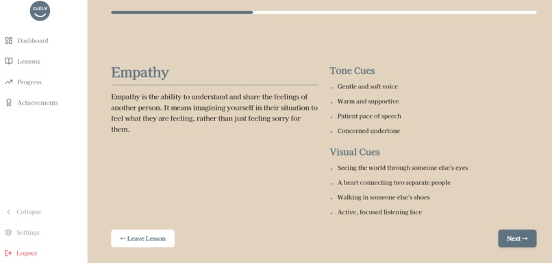 Cuely – screenshot 1