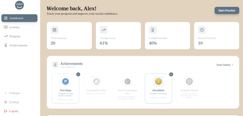 Cuely – screenshot 2