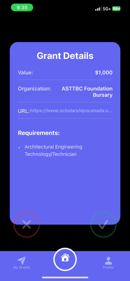 Grantify – screenshot 6