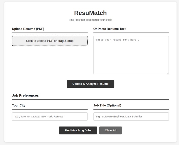 ResuMatch – screenshot 1