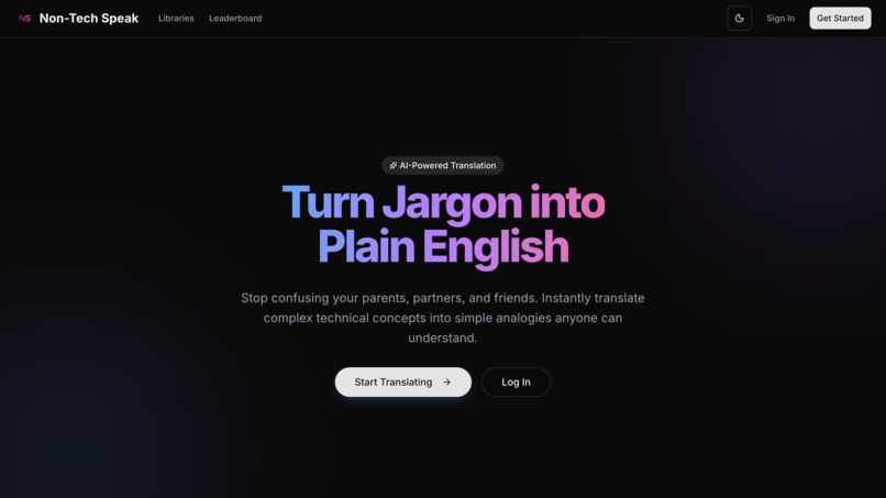 Nontech Speak – screenshot 1