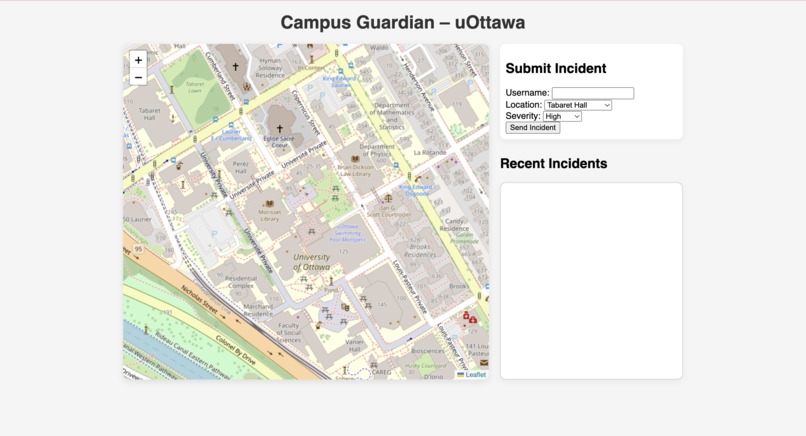 CampusGardian  – screenshot 1