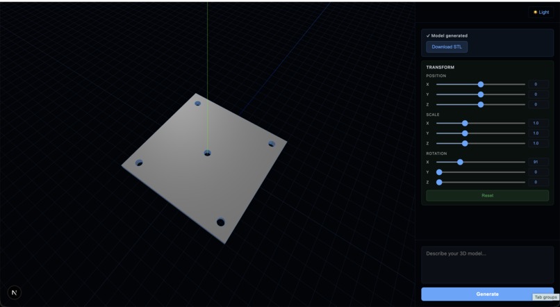 McHacks AI 3D CAD Model – screenshot 1