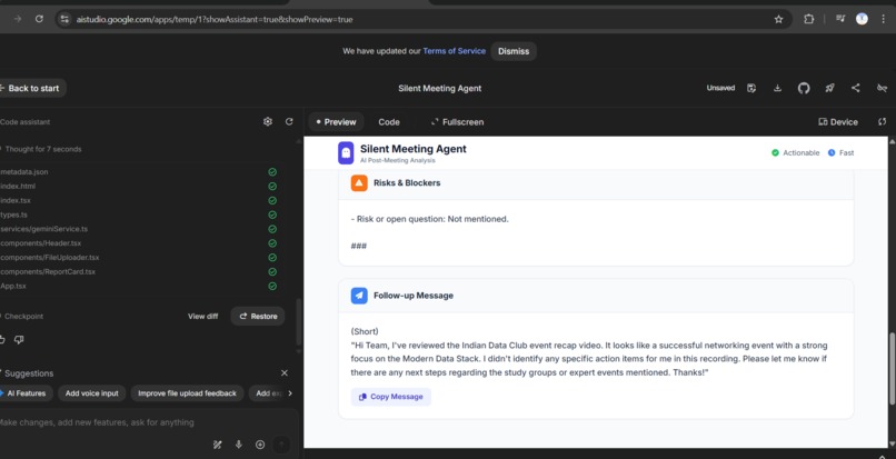 Silent Meeting Agent – screenshot 3
