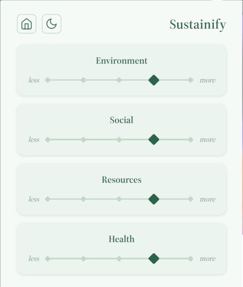Sustainify – screenshot 1