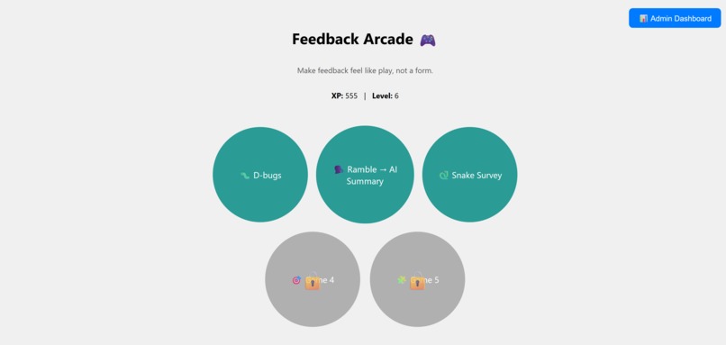 Feedback Arcade – screenshot 1