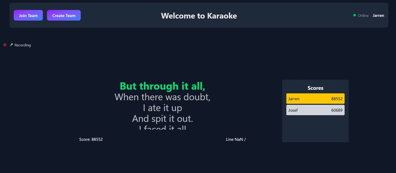 Kompareoke – screenshot 2