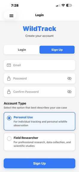 WildTrack – screenshot 1