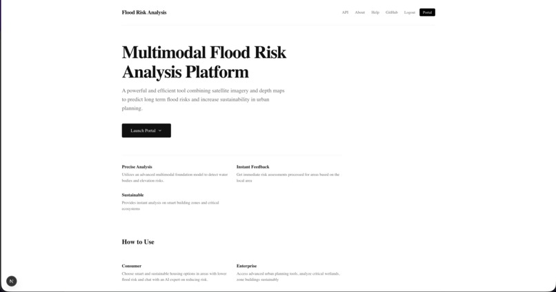 Flood Risk Analysis  – screenshot 1