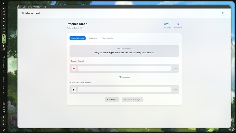 MirrorAccent – screenshot 2