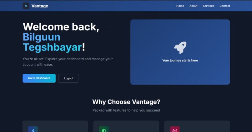 Vantage – screenshot 1