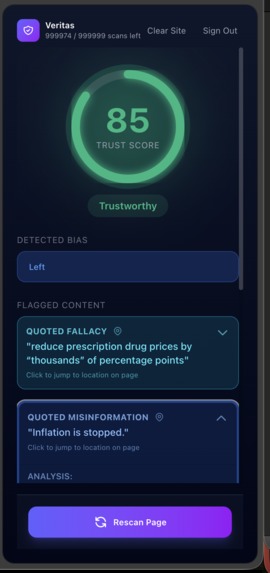 Veritas: Misinformation Detection – screenshot 8