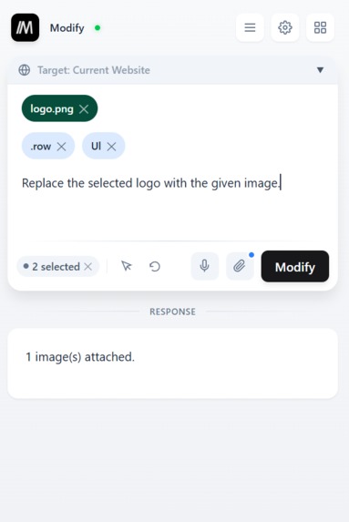 Modify  – screenshot 2