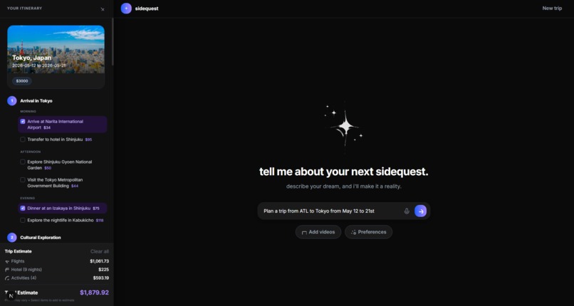 sidequest – screenshot 1