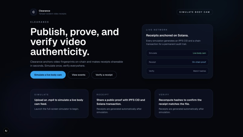 Clearance – screenshot 1