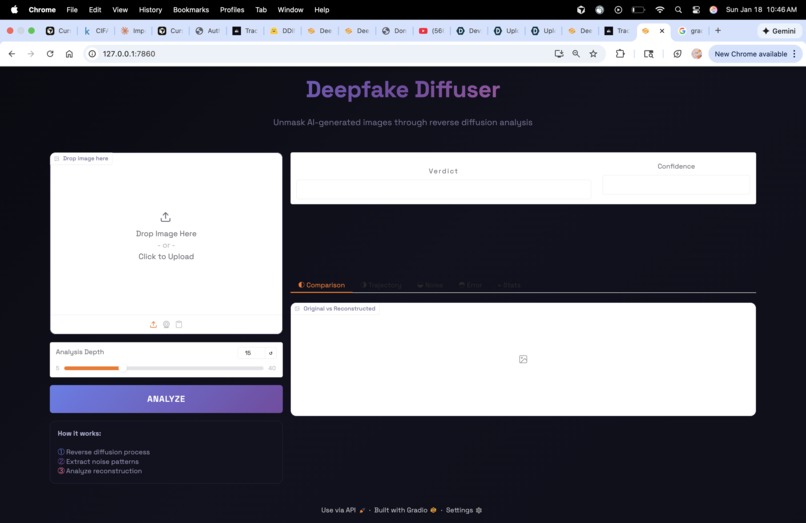Deepfake Diffuser – screenshot 1