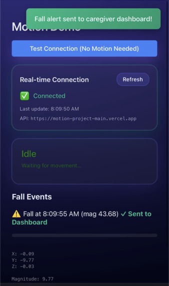 motion – screenshot 1