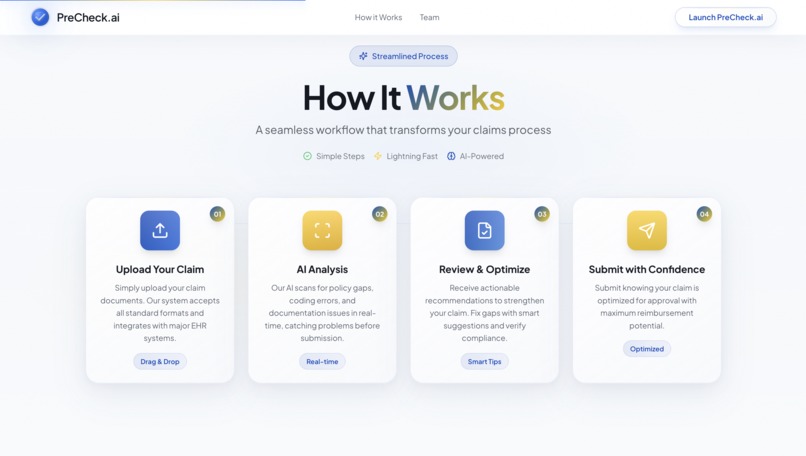 PreCheck.ai.tech – screenshot 2