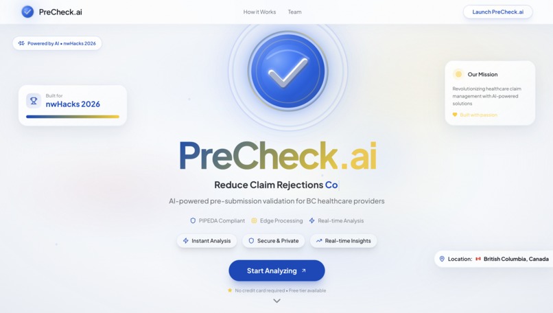 PreCheck.ai.tech – screenshot 1