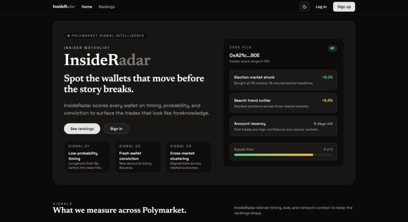 InsideRadar – screenshot 1