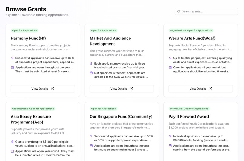 GrantAI – screenshot 3