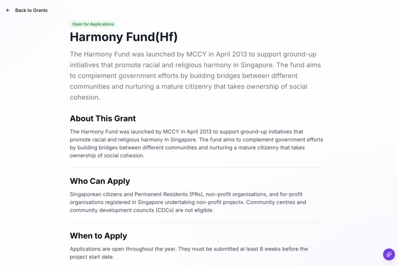 GrantAI – screenshot 4