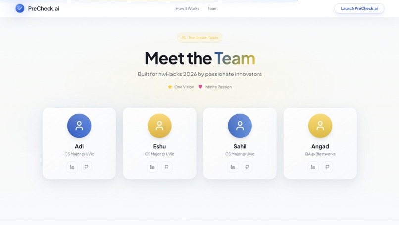 PreCheck.ai.tech – screenshot 3