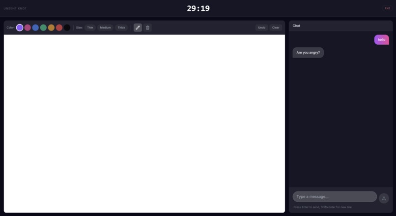 UNSENT – screenshot 2