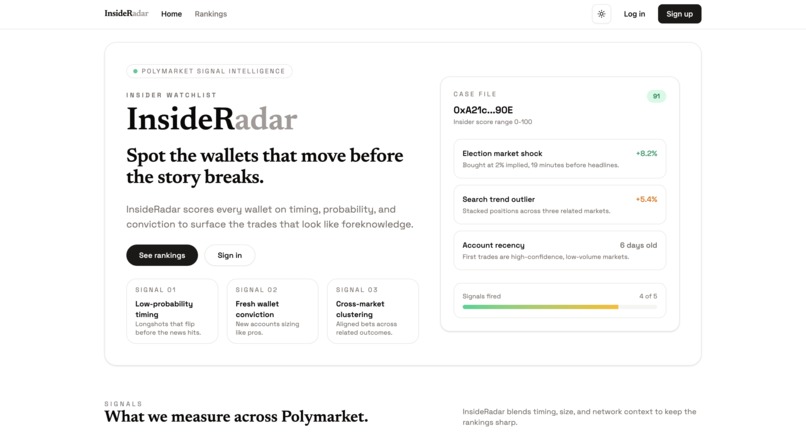 InsideRadar – screenshot 2