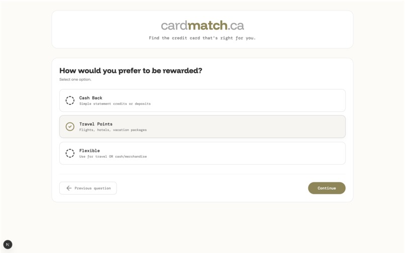 cardmatch.ca – screenshot 1