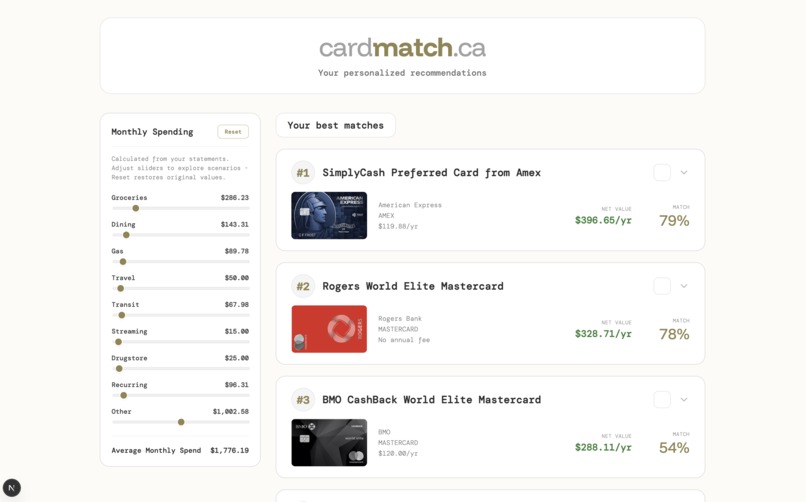cardmatch.ca – screenshot 5