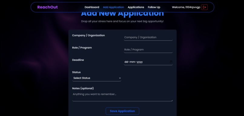 ReachOut – screenshot 2