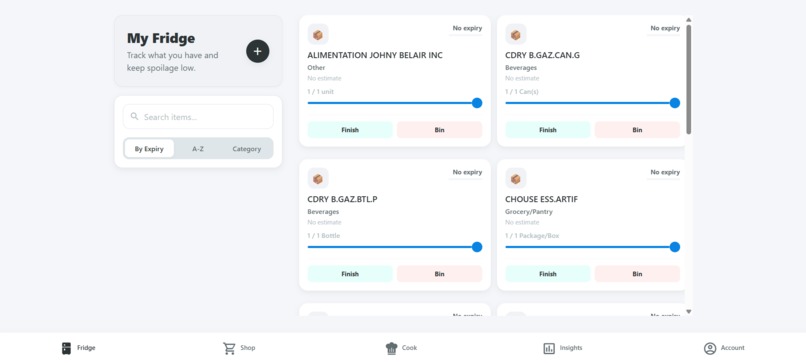 Pantry Pilot – screenshot 1