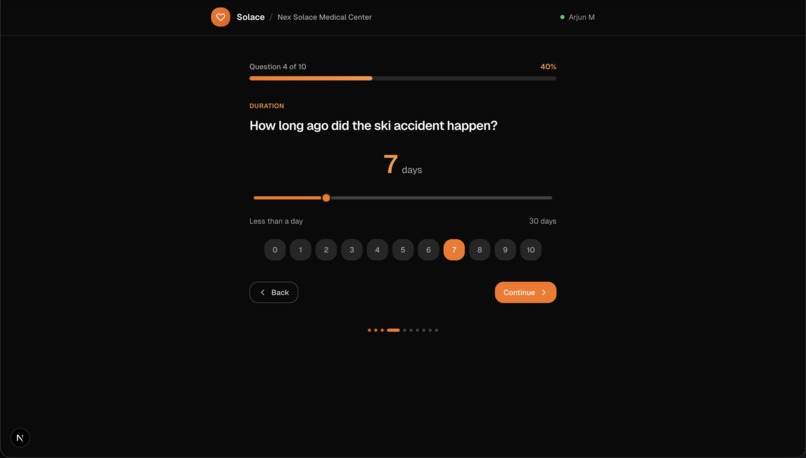 Solace: Compression-Enhanced Agentic Platform for Clinics – screenshot 5